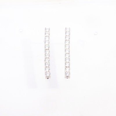 Orecchini Domar Gioielli Donna ORECCHINI ARGENTO 925 in Argento Cubic Zirconia EZB120749 - EZB120749